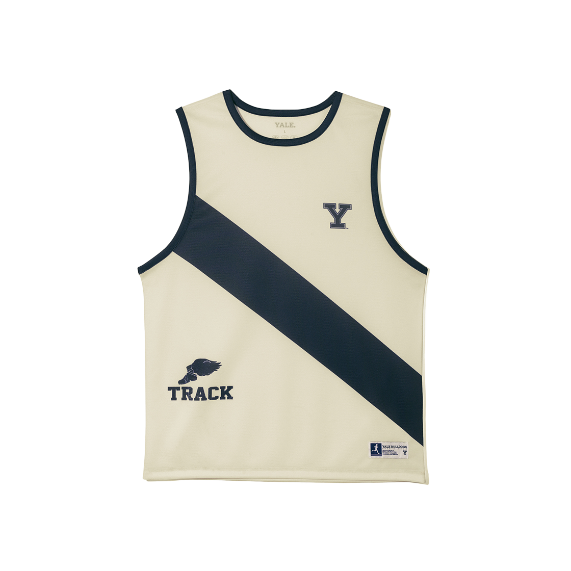 YFM1VT301AIV Yale Mesh Running Sleeveless Ivory