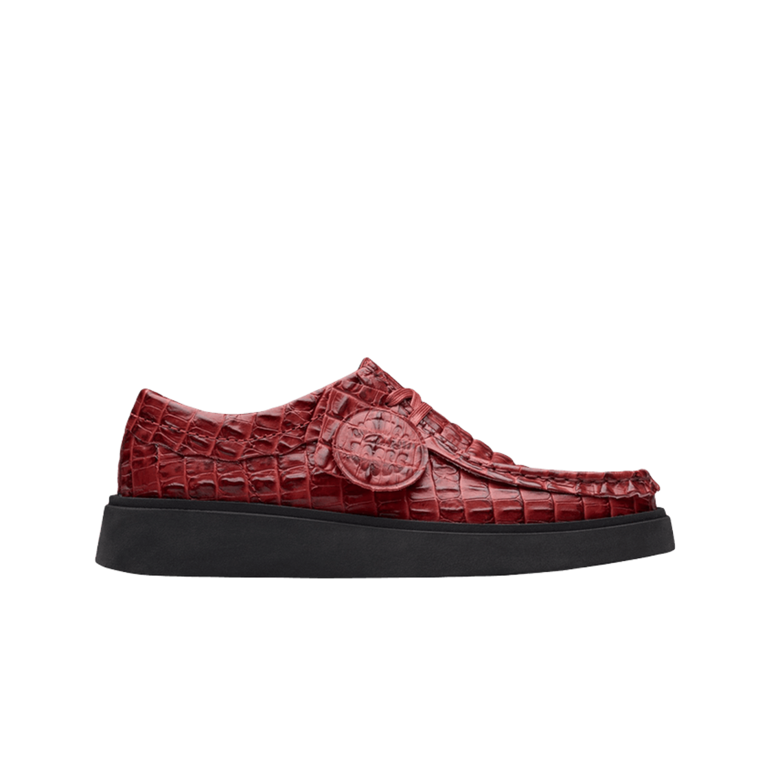 클락스 x 마틴 로즈 토르뷰 버건디 크로커다일(Clarks x Martine Rose Torview Burgundy Crocodile)