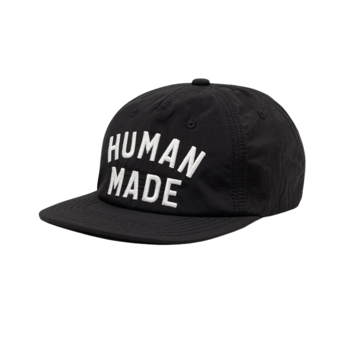 휴먼 메이드 5 패널 나일론 캡 블랙(Human Made 5 Panel Nylon Cap Black)
