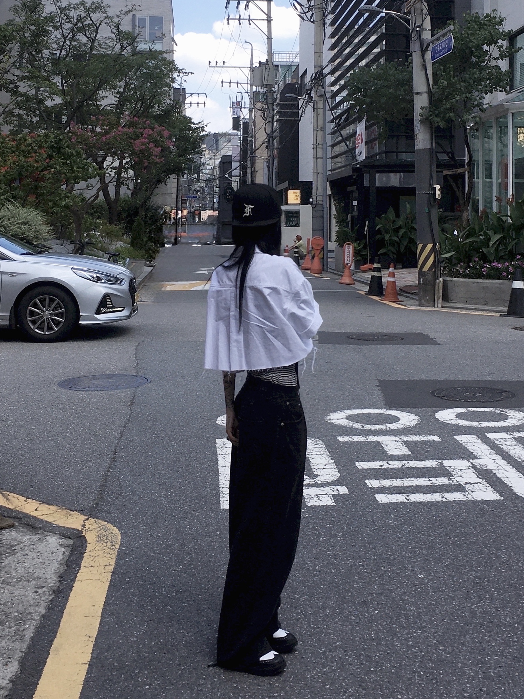 New Era x Fear of God 59FIFTY Chicago White Sox Fitted Cap Black, Nike x Peaceminusone Kwondo1 Black and White 착용 스타일 - 2