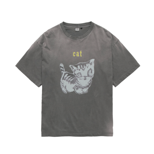 HK5LTS7004A1 Polyteru HANK Cat 1/2 Tee Charcoal