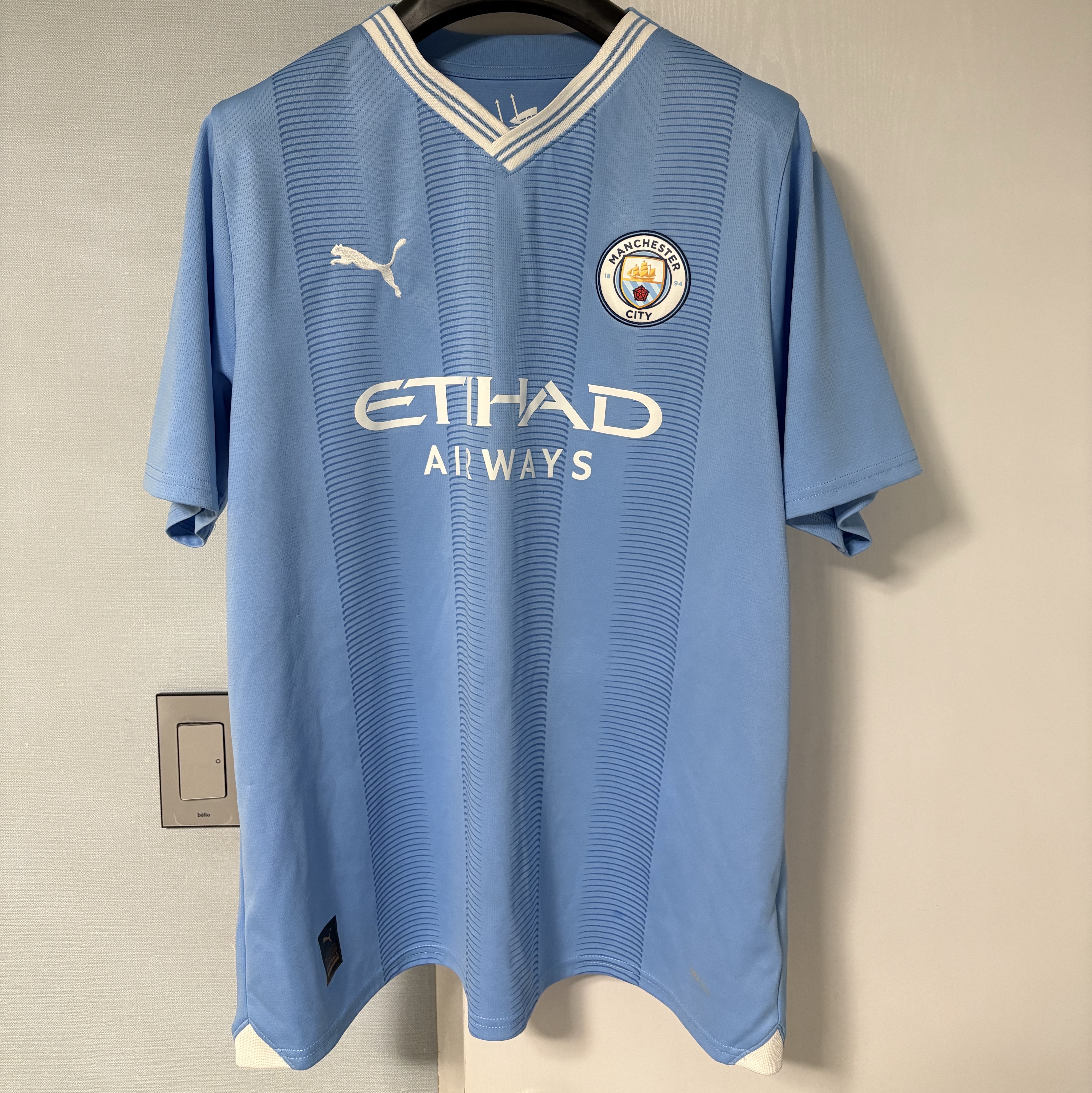 Puma Manchester City 2023/24 Home Jersey Team Light Blue (Non Marking Ver.) 착용 스타일