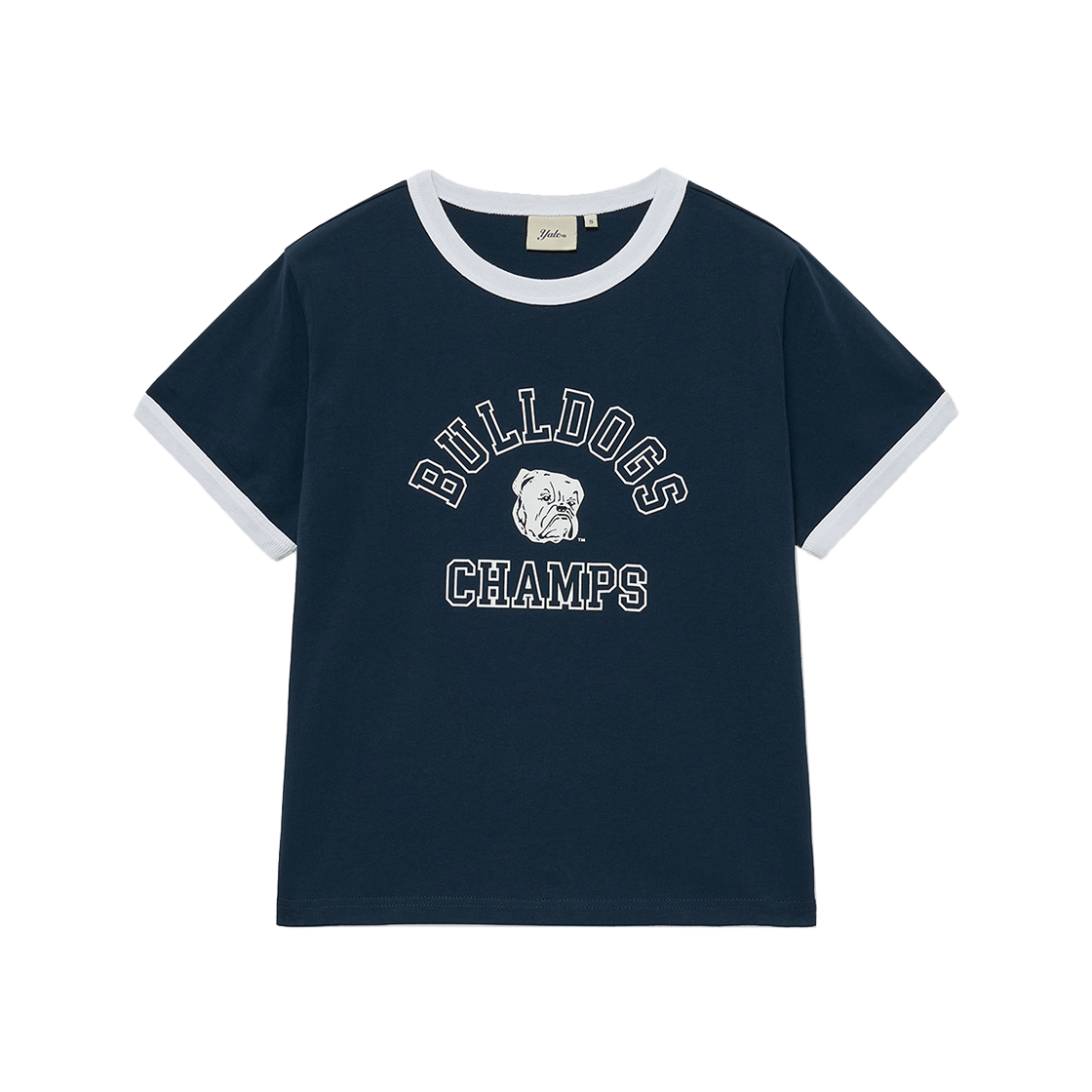예일 빈티지 불독스 링거 티셔츠_네이비(Yale Vintage Bulldogs Ringer T-Shirt Navy)