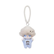 Pop Mart Dimoo Crush On Coffee Series Soft Faced Plush Keychain Sea Salt Cream Milk (Opened Case)