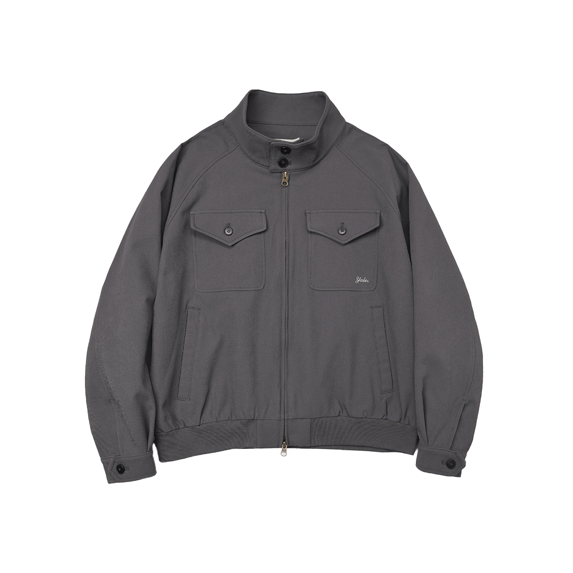 예일 [2-WAY] 치노 헤링턴 블루종_차콜(Yale [2-WAY] Chino Harrington Blouson Charcoal)