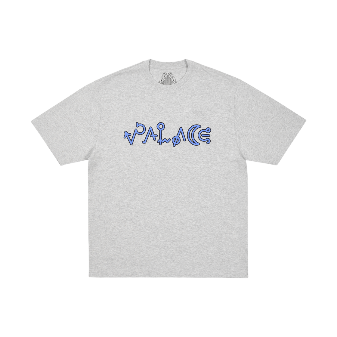 - Palace Navigation T-Shirt Grey Marl - 25FW