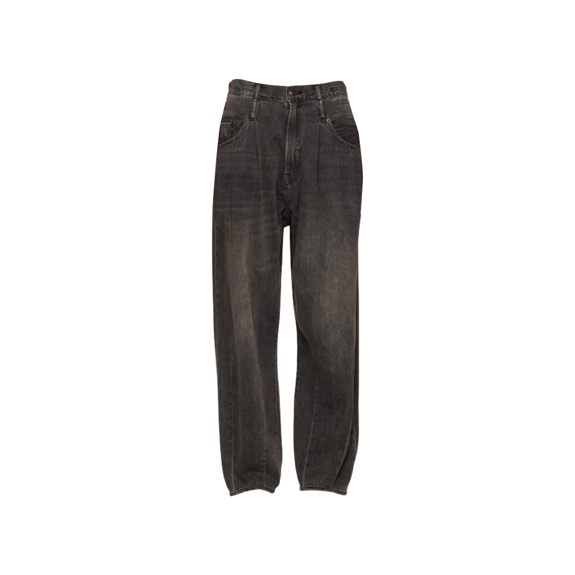 (W) R13 더블 루프 진 엘레리 블랙((W) R13 Double Loop Jeans Ellery Black)