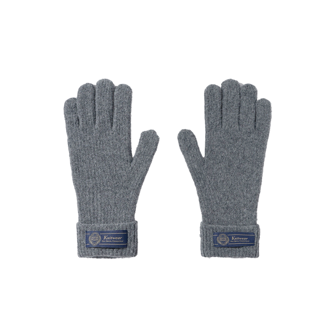 YEW2GL301ACH Yale Wool Knit Gloves_Charcoal