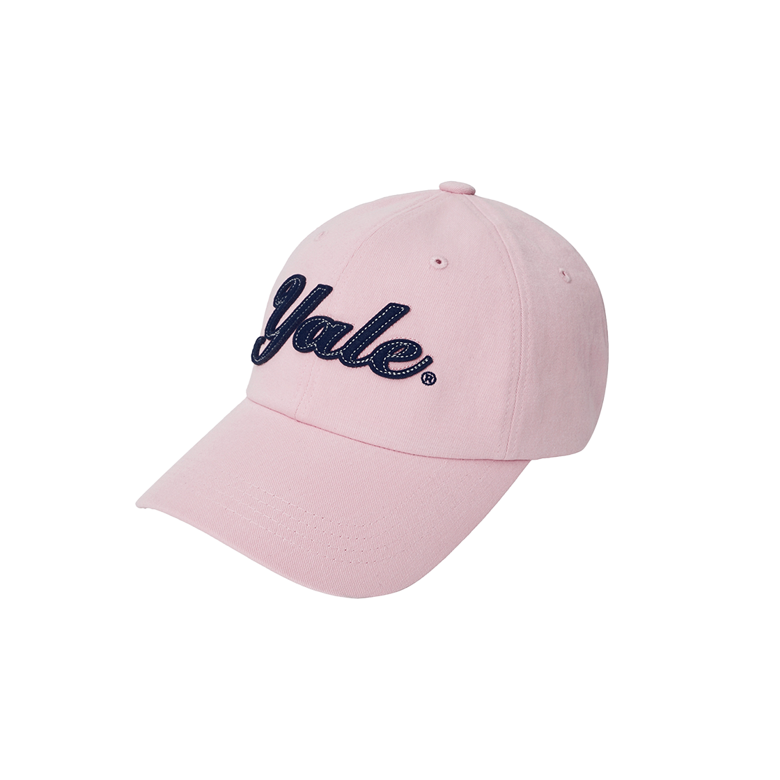 예일 펠트 아플리케 볼캡_핑크(Yale Felt Applique Ball Cap Pink)