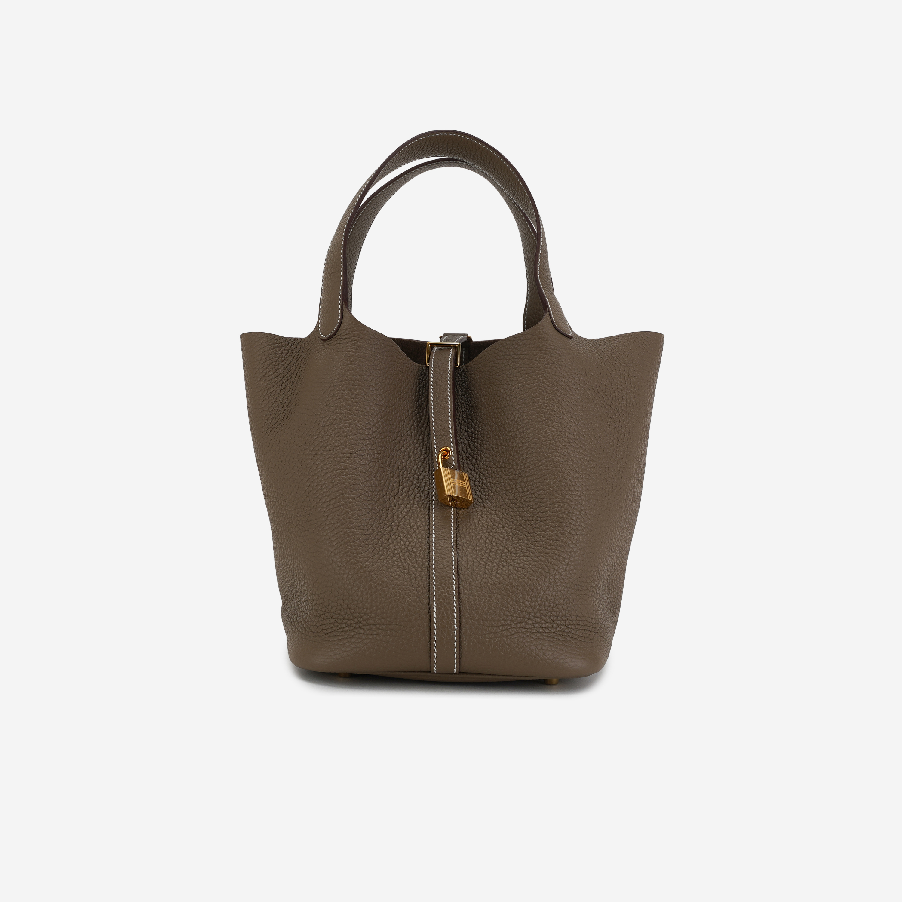 Hermes Picotin Lock 22 Bag Clemence & Gold Etoupe