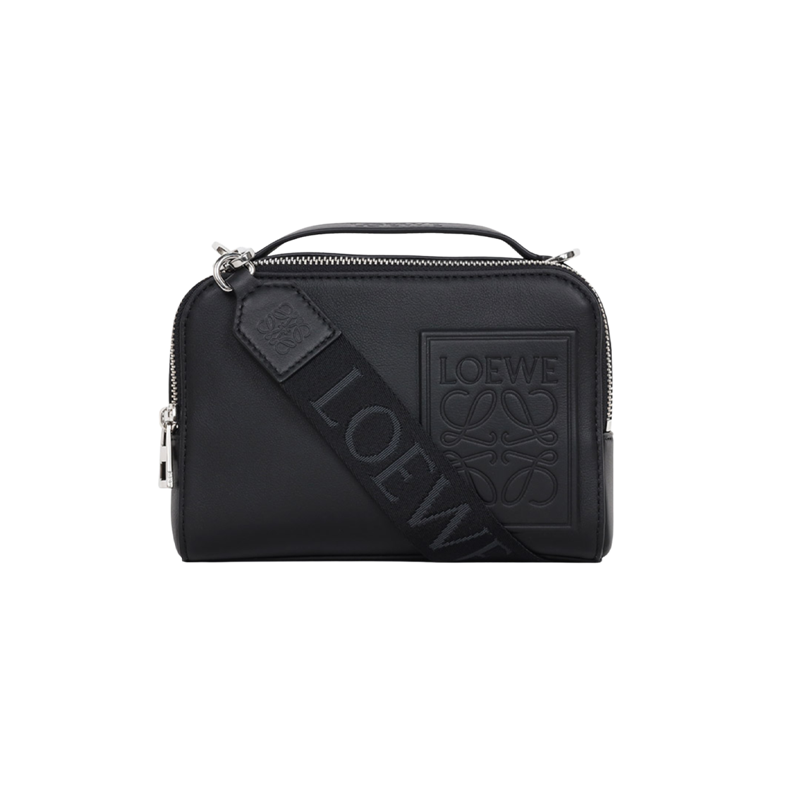 로에베 사틴 카프스킨 미니 카메라 크로스바디백 블랙(Loewe Mini Camera Crossbody Bag in Satin Calfskin Black) - 1