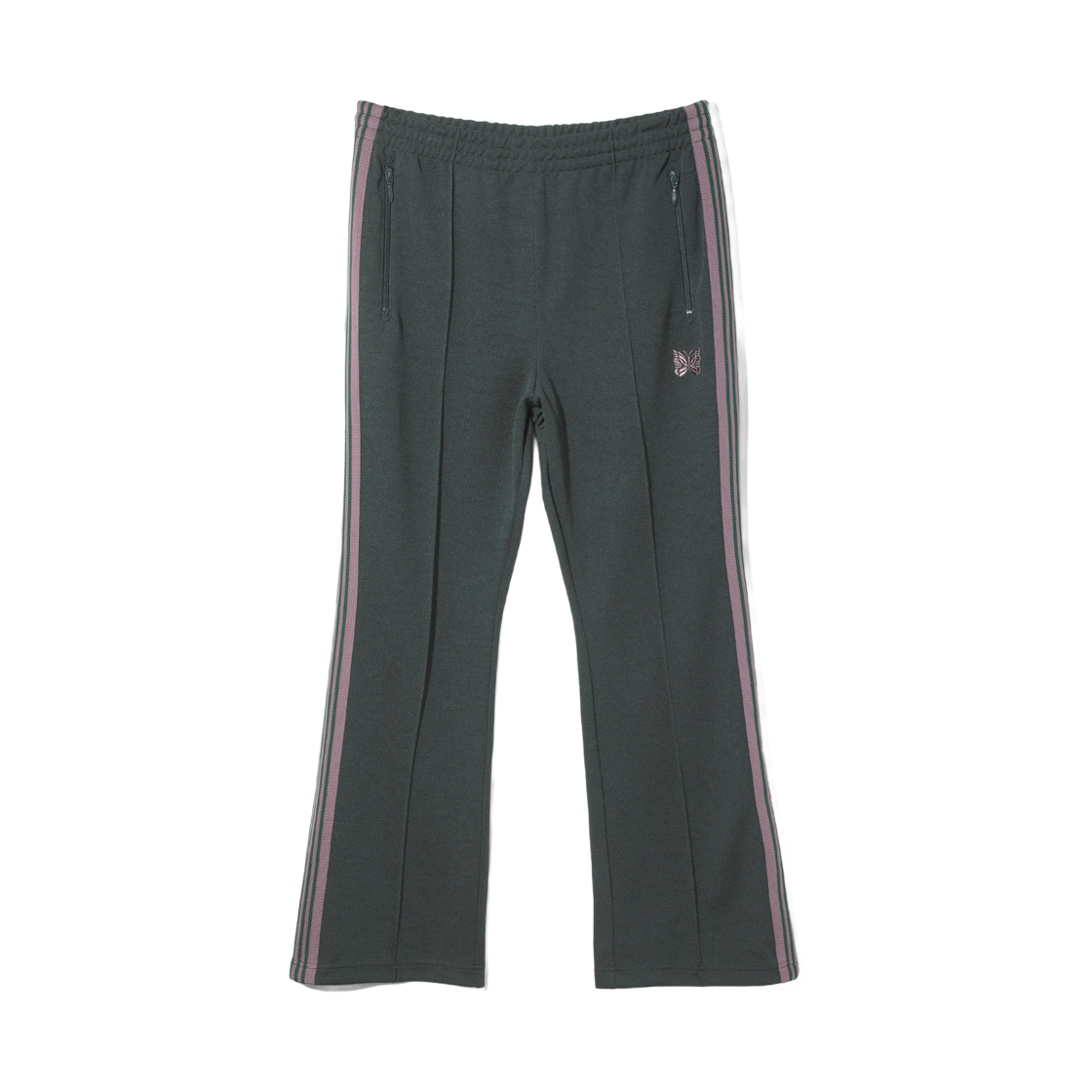 RW318B Needles Bootcut Track Pants Poly Smooth Green