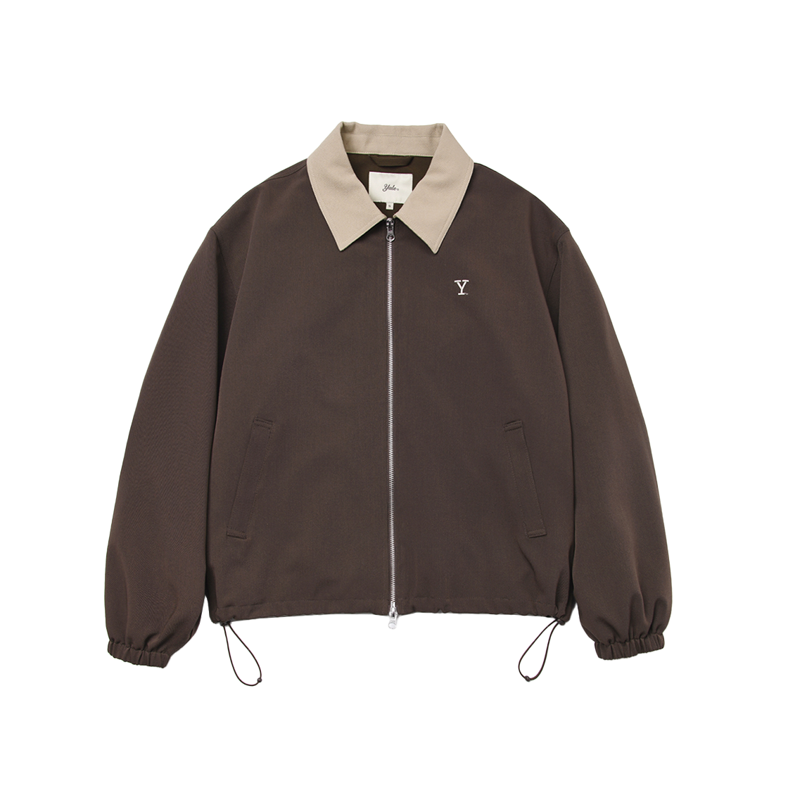 예일 [2-WAY] 트윌 포인트 스트링 자켓_브라운(Yale [2-WAY] Twill Point String Jacket Brown)