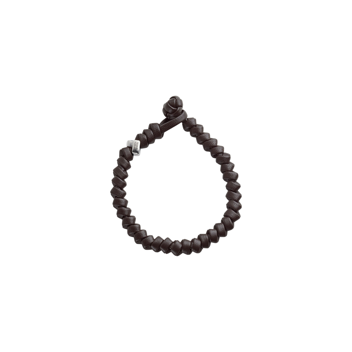 보테가 베네타 노트 레더 브레이슬릿 폰덴테(Bottega Veneta Knot Leather Bracelet Fondant)