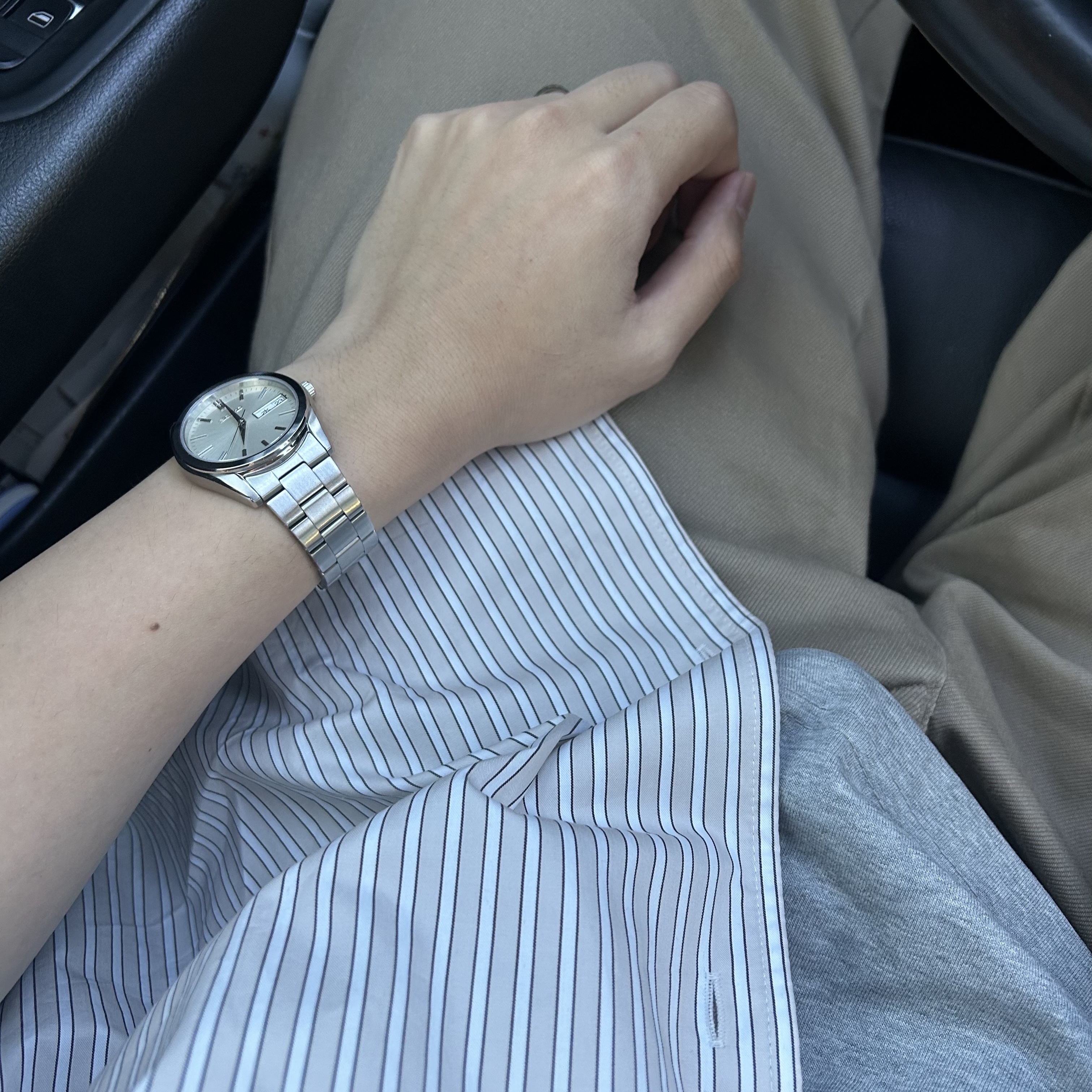 Seiko SBTH007 Silver 착용 스타일