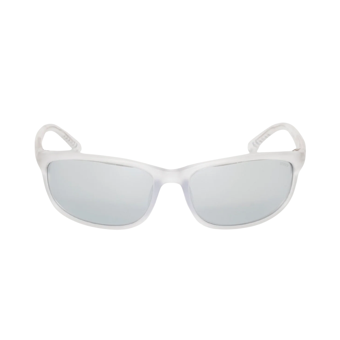 338423 Stussy Julian Sunglasses Frost Clear Mirror Lens