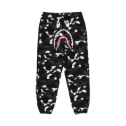 BAPE City Camo Shark Relaxed Fit Sweatpants Black