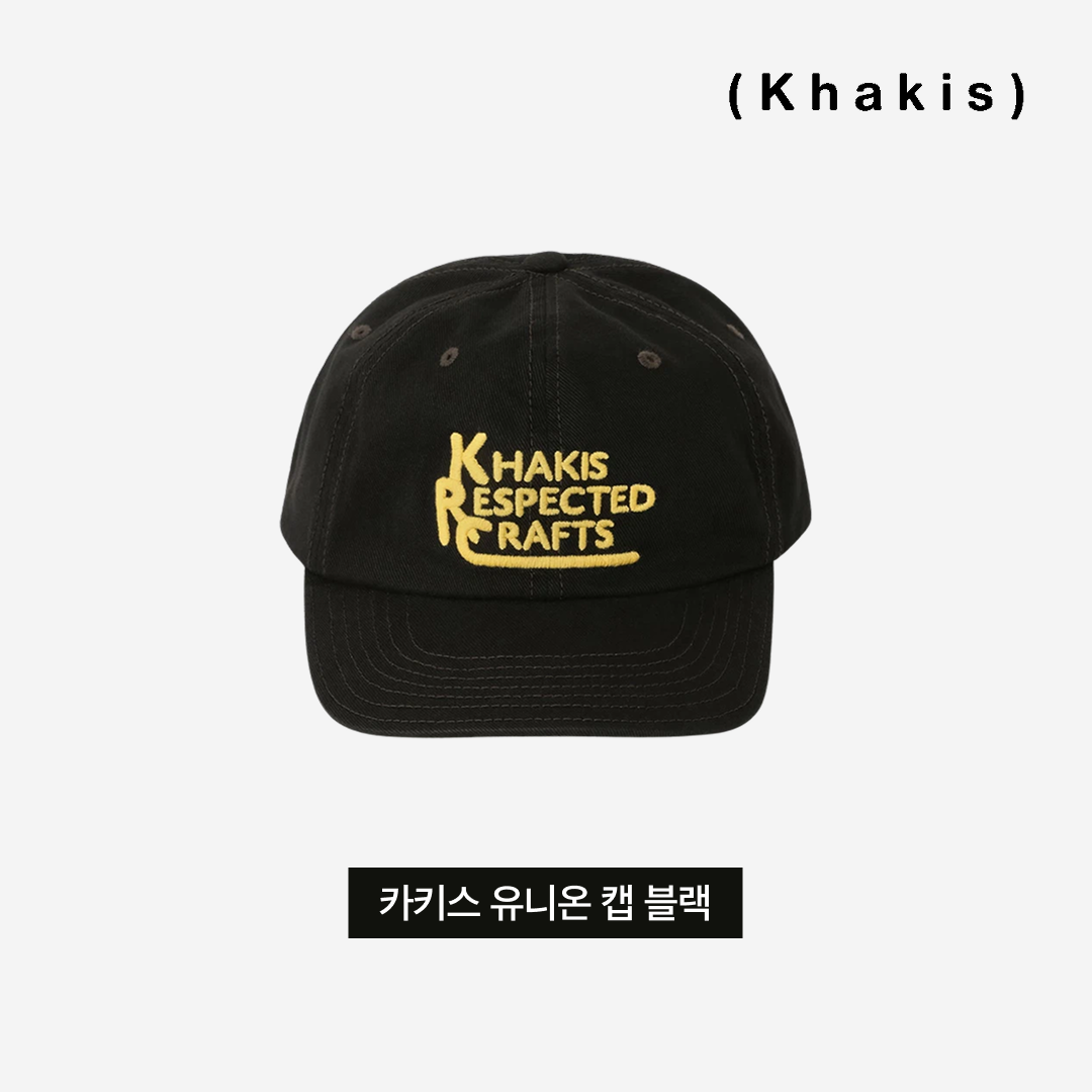Khakis Union Cap Black 착용 스타일 - 3