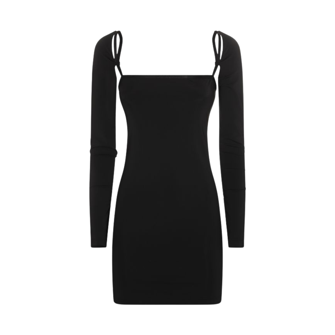 (W) 알렉산더 왕 스트레치 미니 드레스 블랙((W) Alexander Wang Stretch Mini Dress Black)