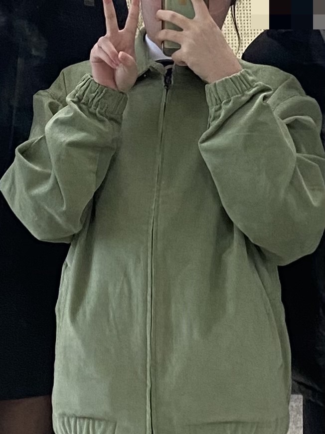 Nike Life Harrington Jacket Oil Green - Asia 착용 스타일