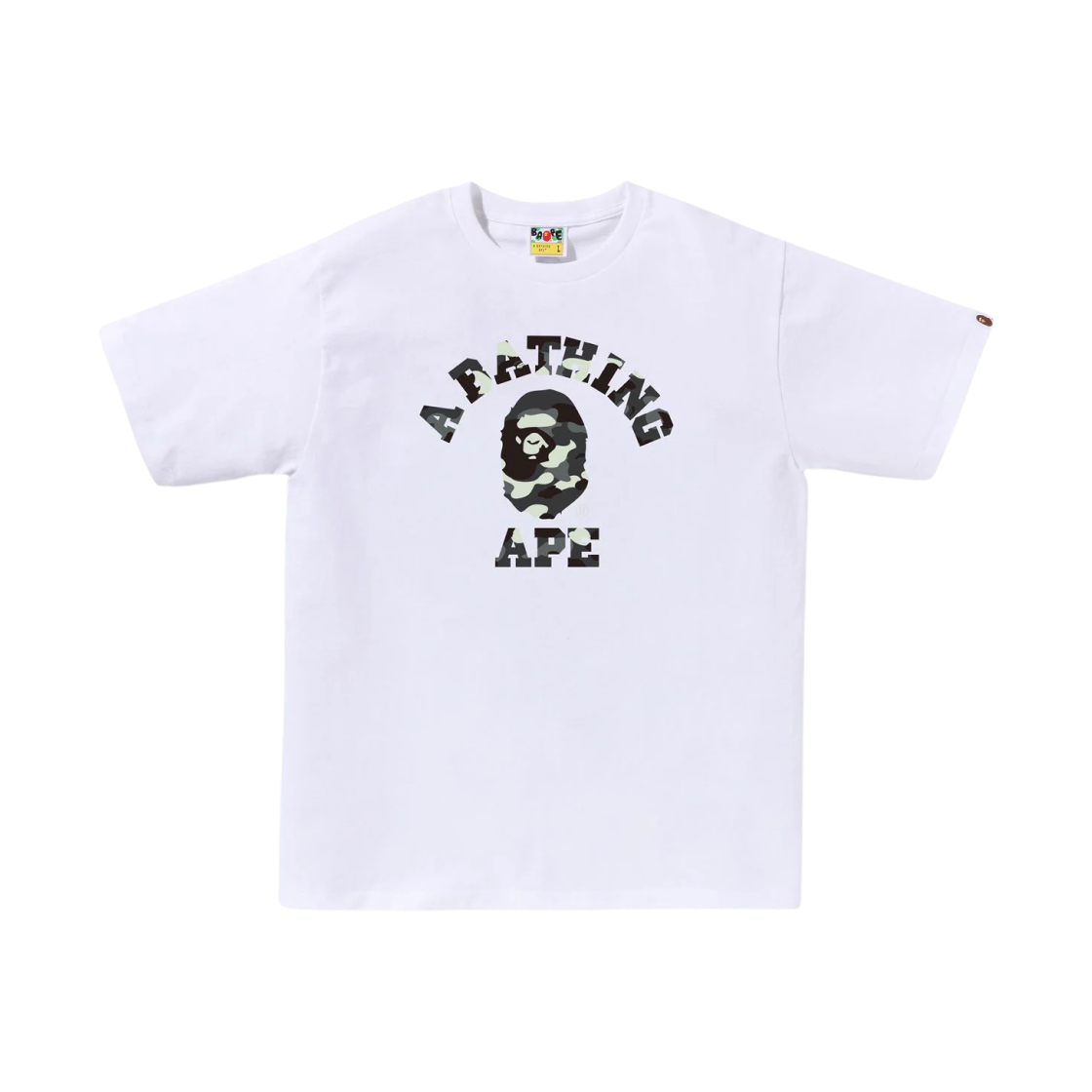 - BAPE City Camo College T-Shirt White