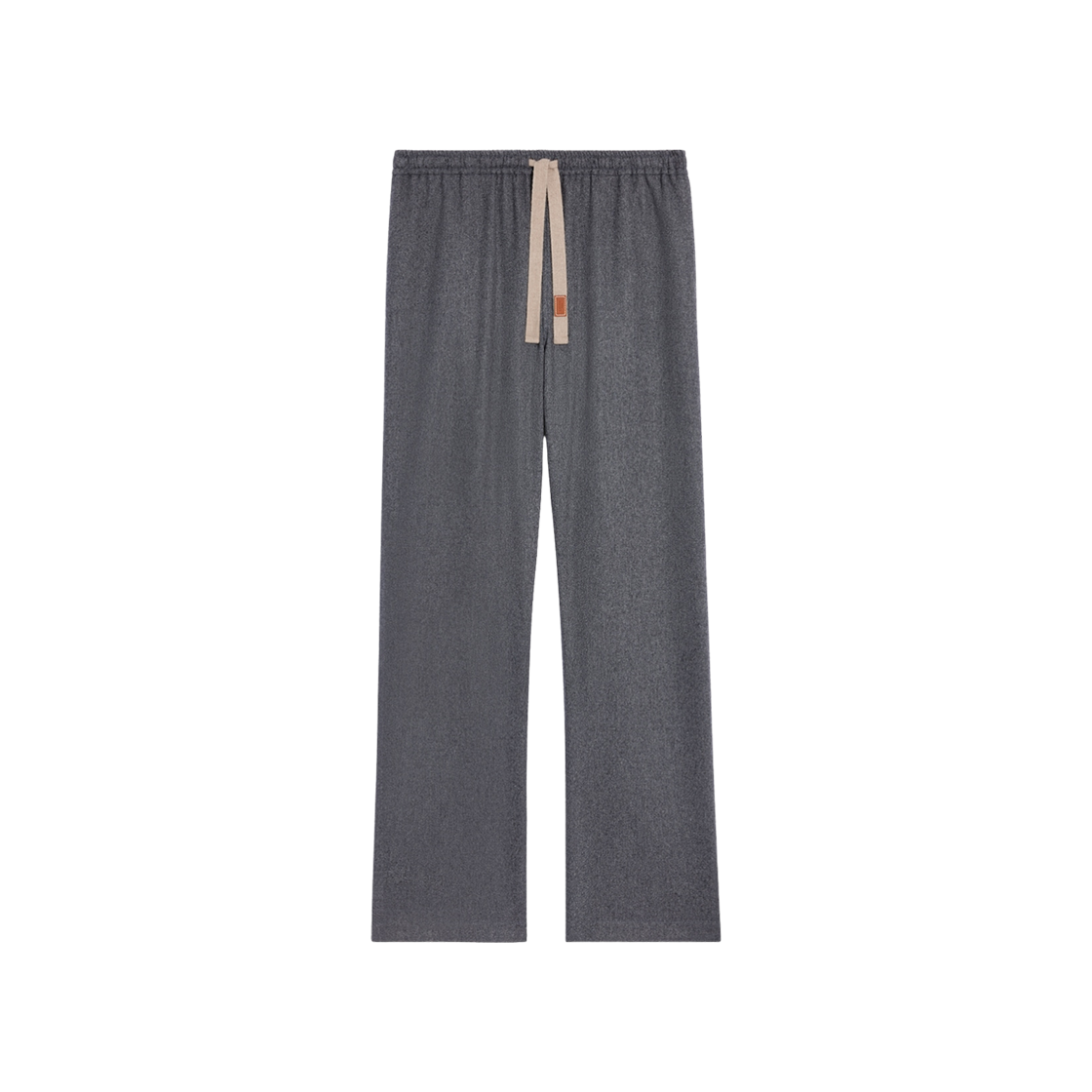 RP07S561F-08GI Celine Drawstring Trousers in Cashmere Flannel Grey