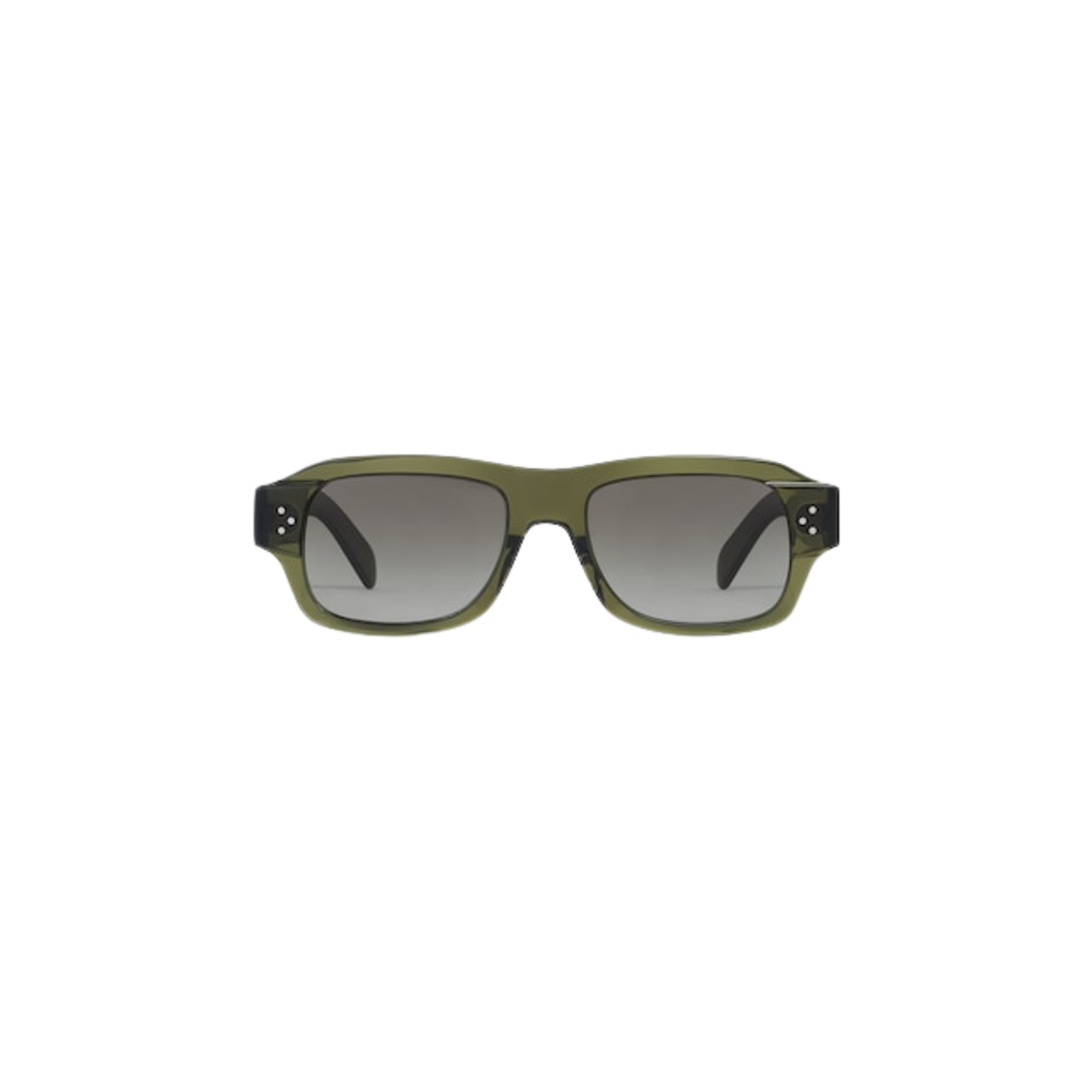 4S327CPLB-15KT Celine Black Frame 61 Sunglasses in Acetate Transparent Khaki