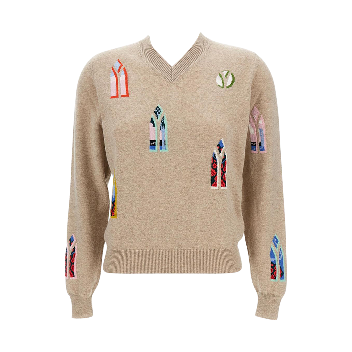 (W) 배리 캐시미어 니트 베이지((W) Barrie Cashmere Knit Beige)