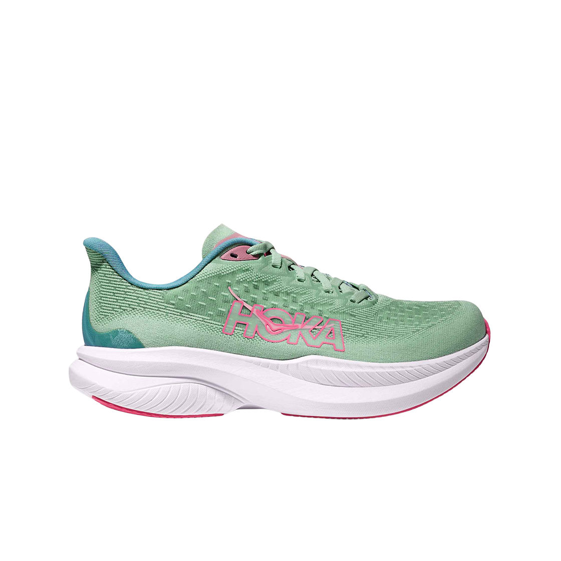(W) 호카 마하 6 제이다이트 알파인 블루((W) Hoka Mach 6 Jadeite Alpine Blue) - 1