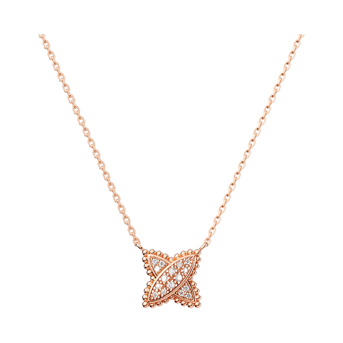 미꼬 온라인 단독 베스티 에뚜알 M 다이아몬드 네크리스 핑크 골드(Miko Online Exclusive Vasty Etoile M Diamond Necklace Pink Gold)