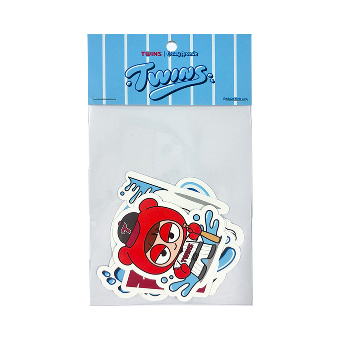 - LG Twins x Crazy Arcade Die Cut Sticker Pack Multi