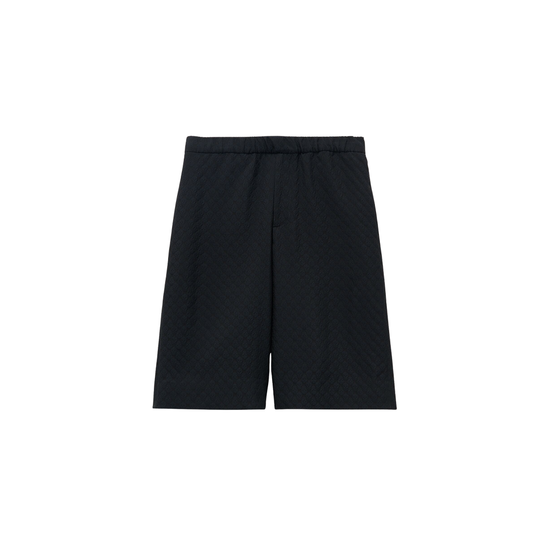 814209QRABU1010 Alexander McQueen Skull Jacquard Shorts Black