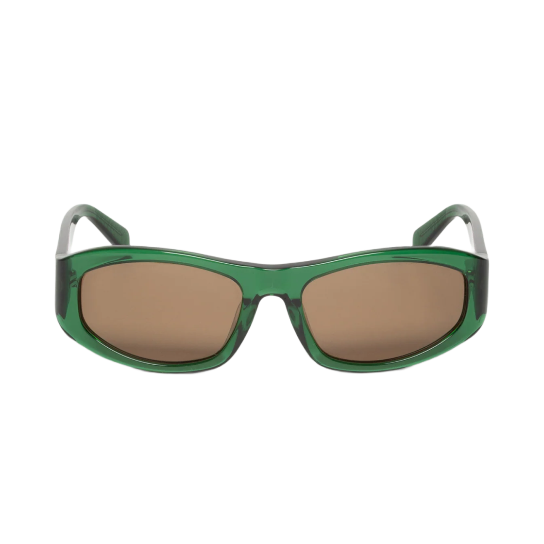 338380 Stussy Landon Sunglasses Emerald Brown Lens