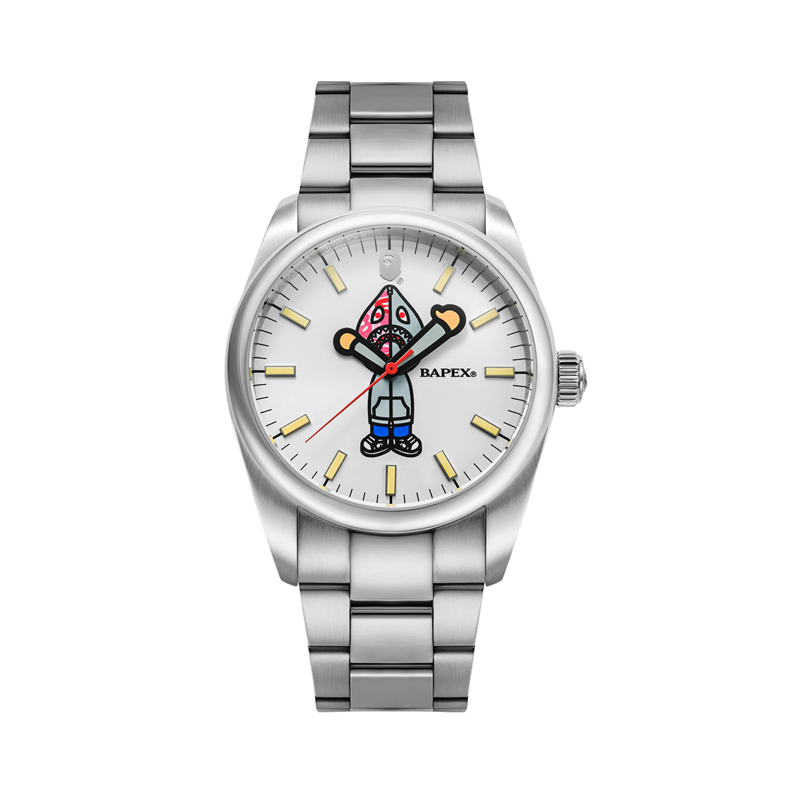 베이프 타입 7 베이펙스 샤크 세이진 실버(BAPE Type 7 Bapex Shark Seijin Silver)