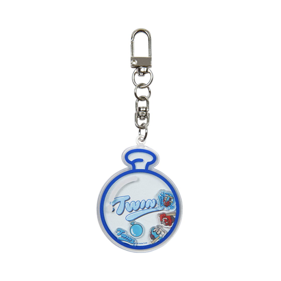 - LG Twins x Crazy Arcade Water Balloon Shaker Keyring Sky Blue