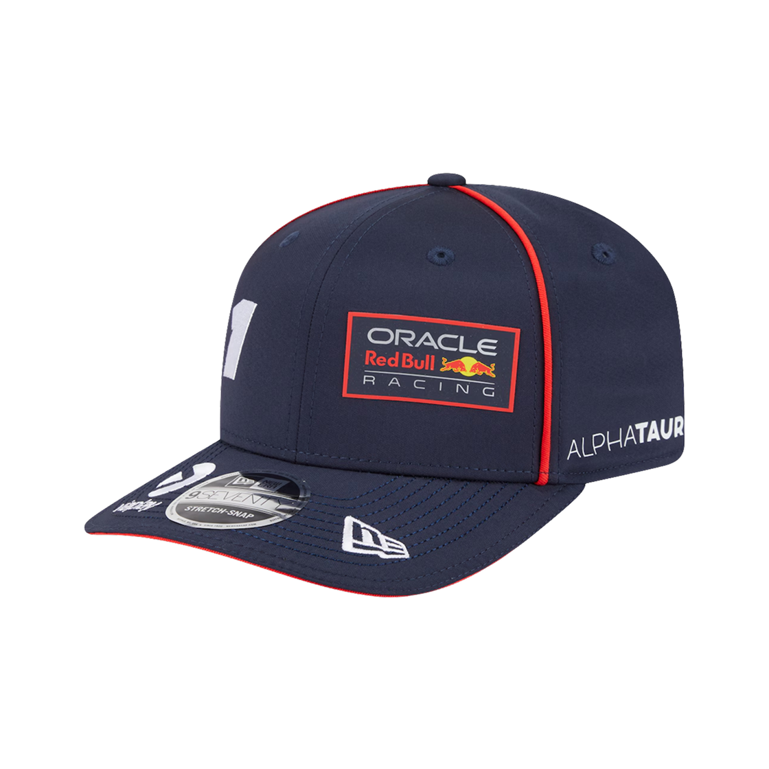 레드불 레이싱 x 뉴에라 랩 막스 베르스타펜 9세븐티 파이프 캡 다크 블루(Oracle Red Bull Racing x New Era Rep Max Verstappen 9SEVENTY Piped Cap Dark Blue) - 2