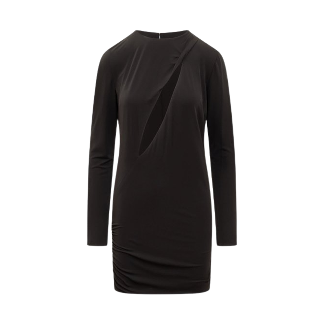 (W) 베르사체 슬래쉬 미니 드레스 블랙((W) Versace Slashed Mini Dress Black)