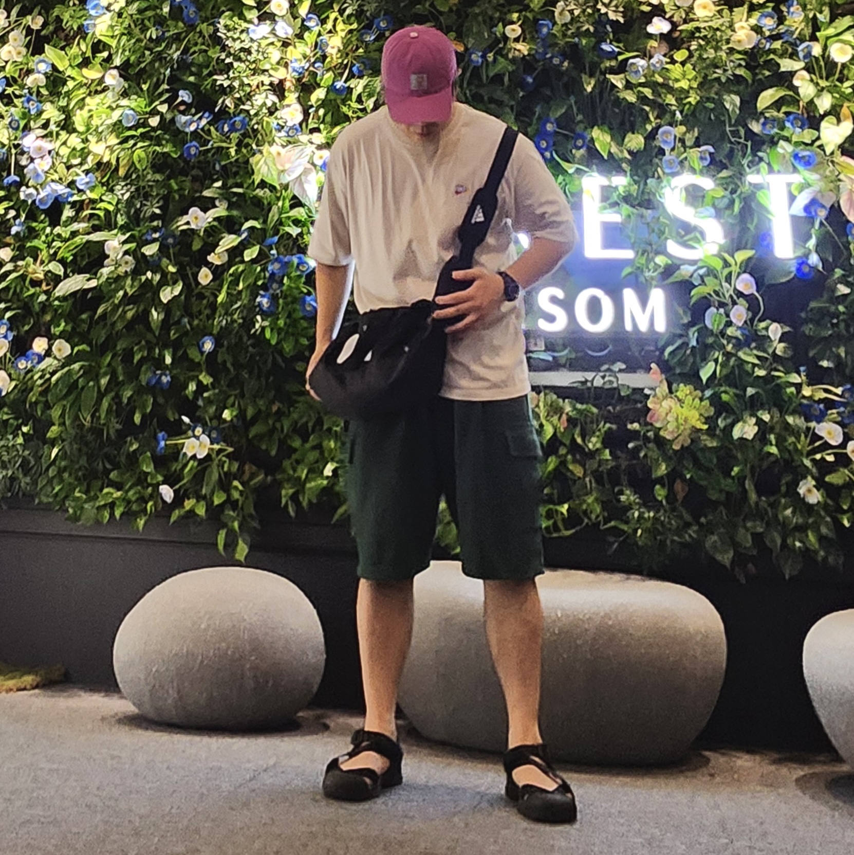 (W) Keen Zerraport II Sandal Black Black 착용 스타일 - 1