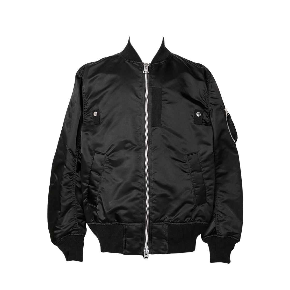 SCM-201-001 Sacai Nylon Twill Blouson Black