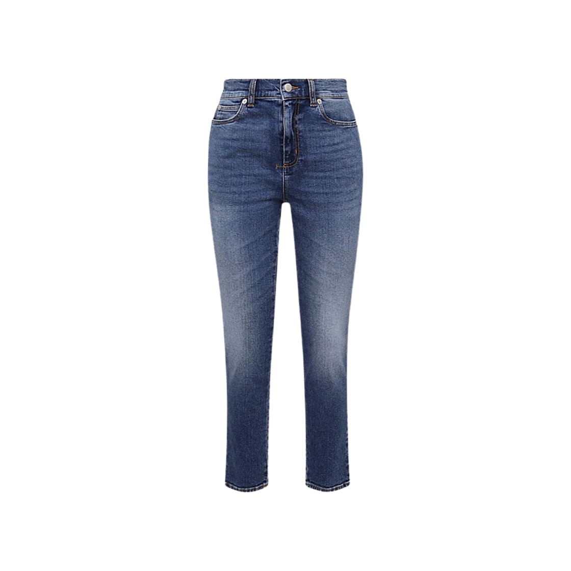(W) 알렉산더 맥퀸 슬림핏 진 블루((W) Alexander McQueen Slim Fit Jeans Blue)