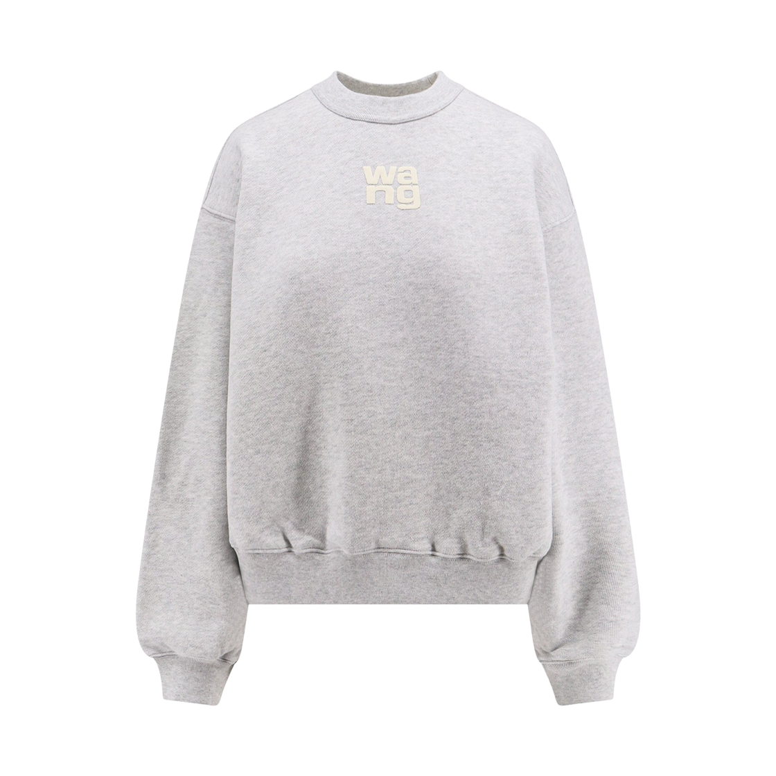 (W) 알렉산더 왕 로고 스웨트셔츠 그레이((W) Alexander Wang Logo Sweatshirt Grey)