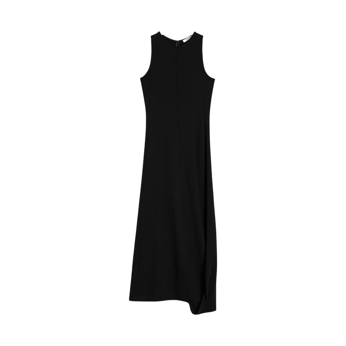 DR1106-LJ1034-999 (W) Lemaire Twisted Hem Dress Black