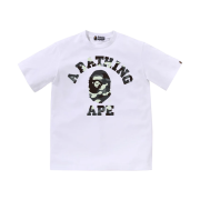 (Kids) BAPE City Camo College T-Shirt White