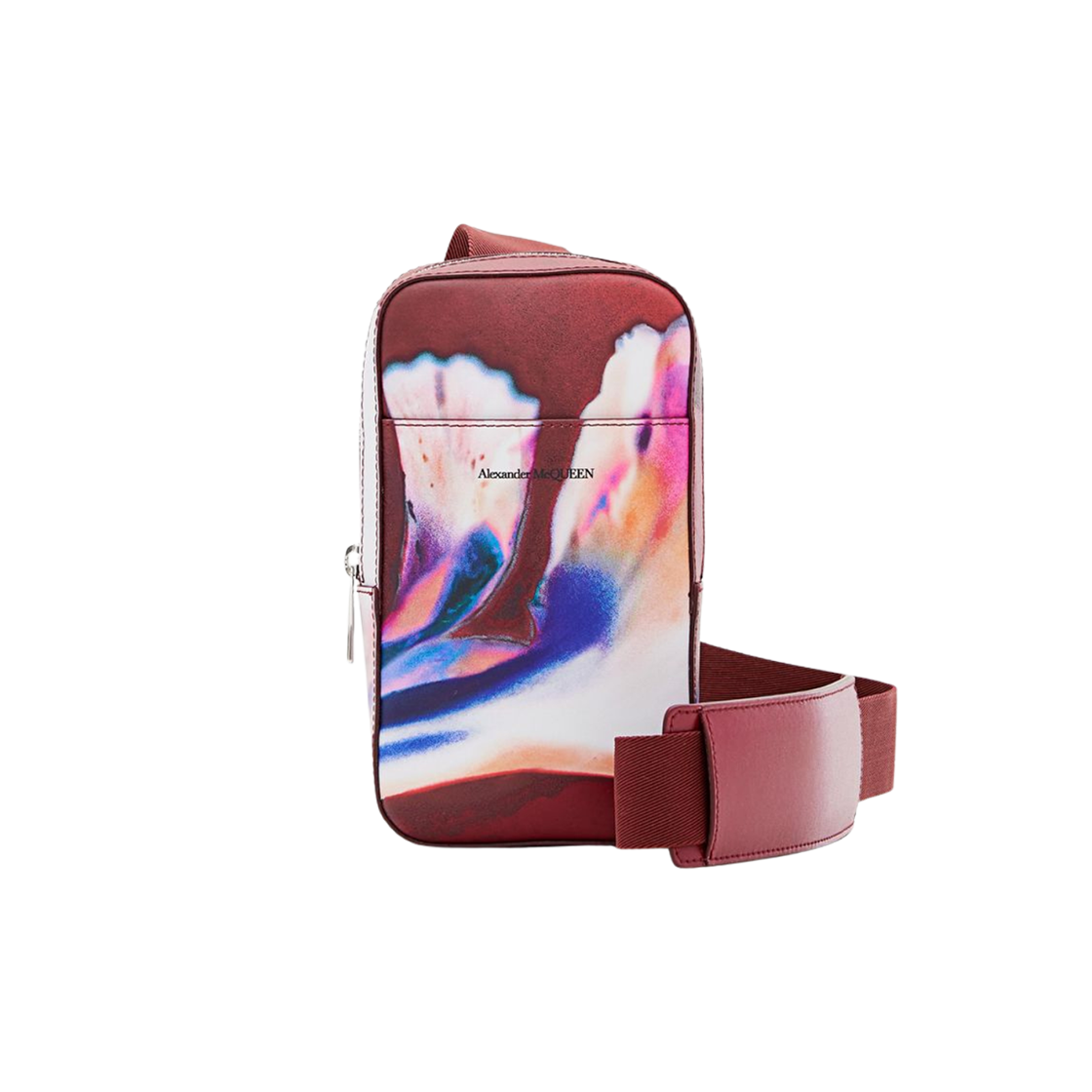 7478611AAO78490 Alexander McQueen Leather iPhone Case Multicolour