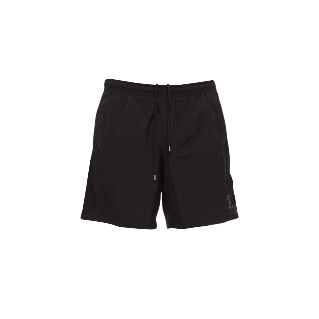 7593294419Q1066 Alexander McQueen Varsity Swim Shorts Black
