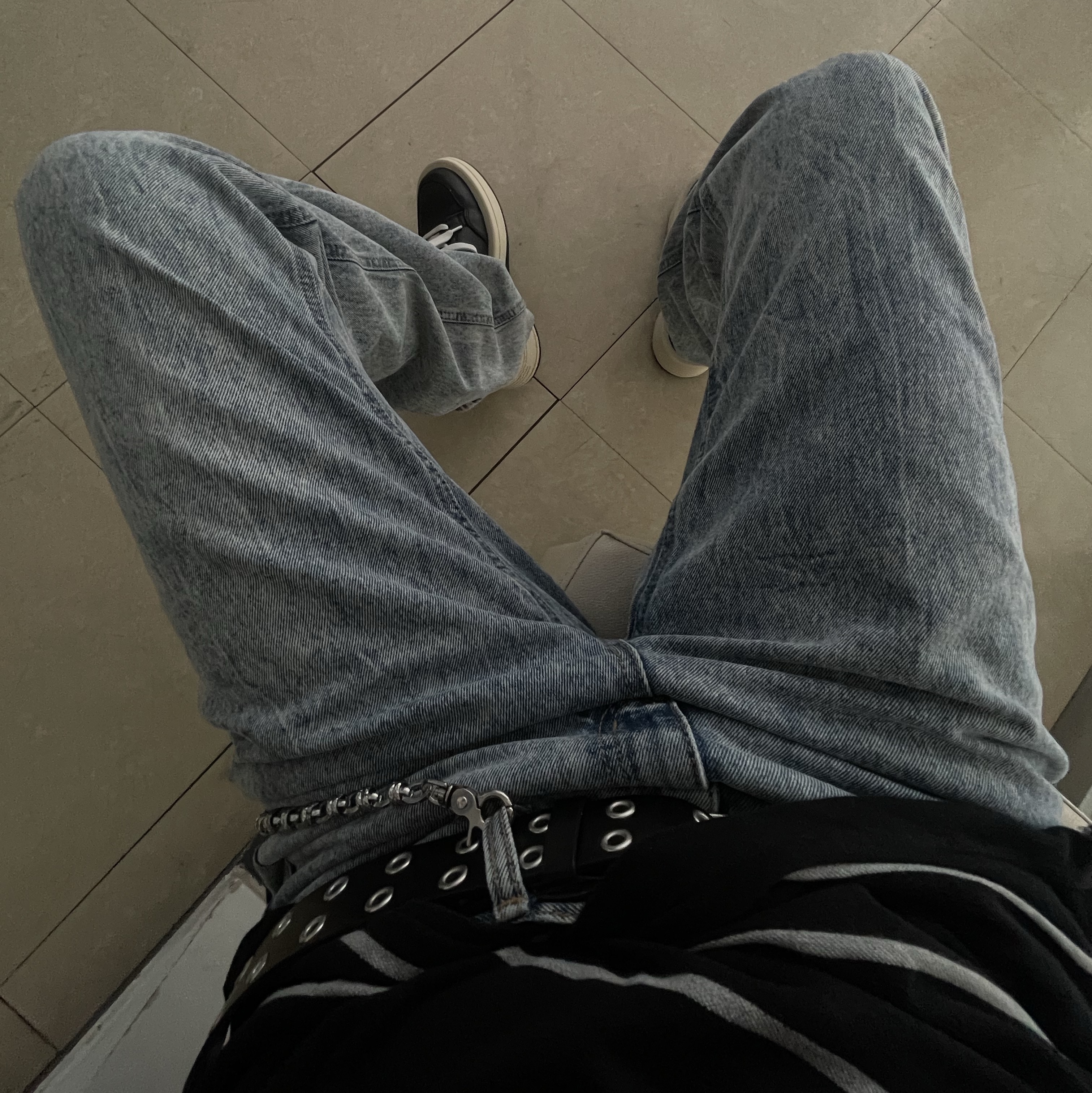 Converse x Drkshdw Turbowpn Black Cream 착용 스타일 - 2