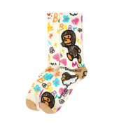 BAPE Baby Milo Socks #2 Ivory