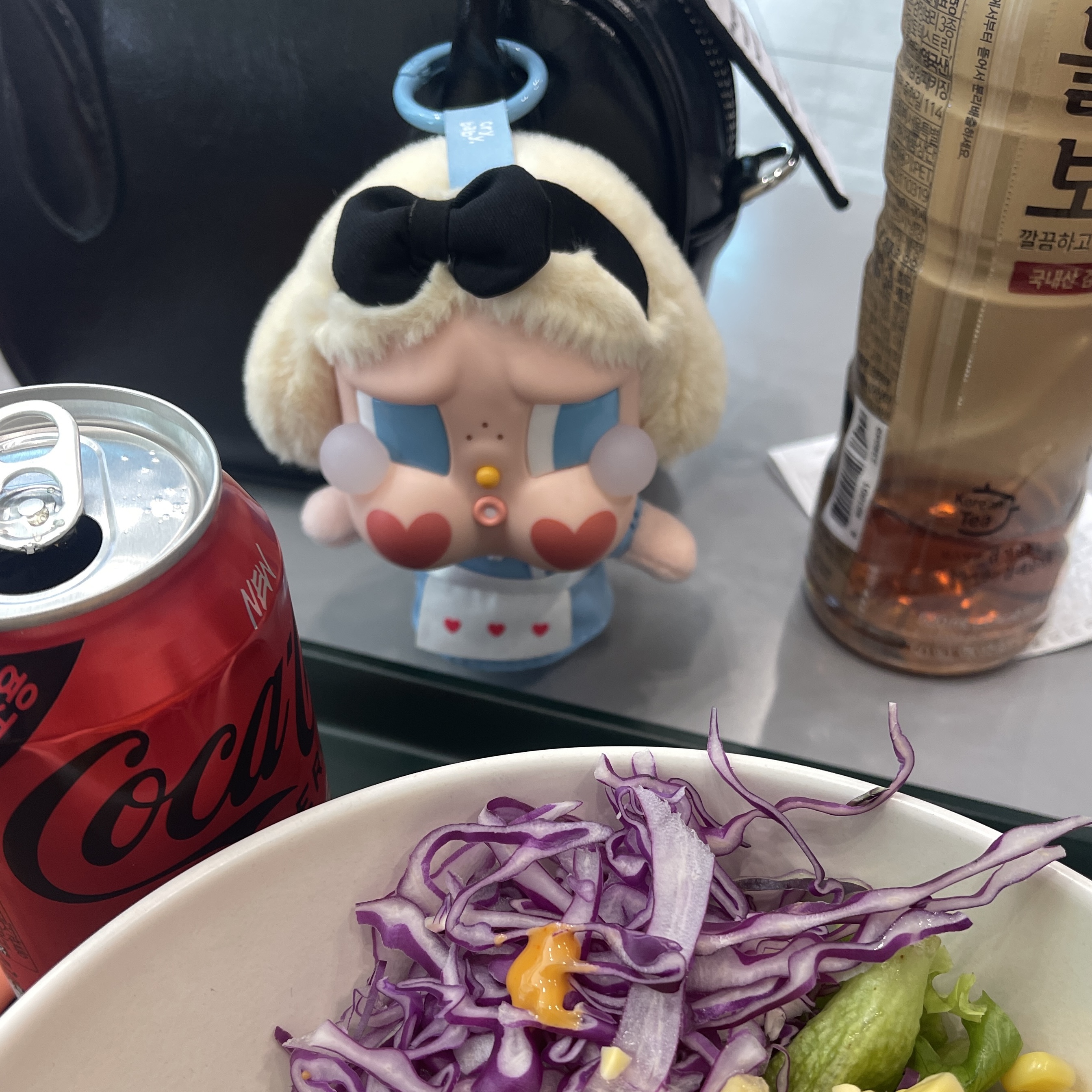 Pop Mart Crybaby Crying Again Series Plush Keyring She's Alice (Opened Case) 착용 스타일