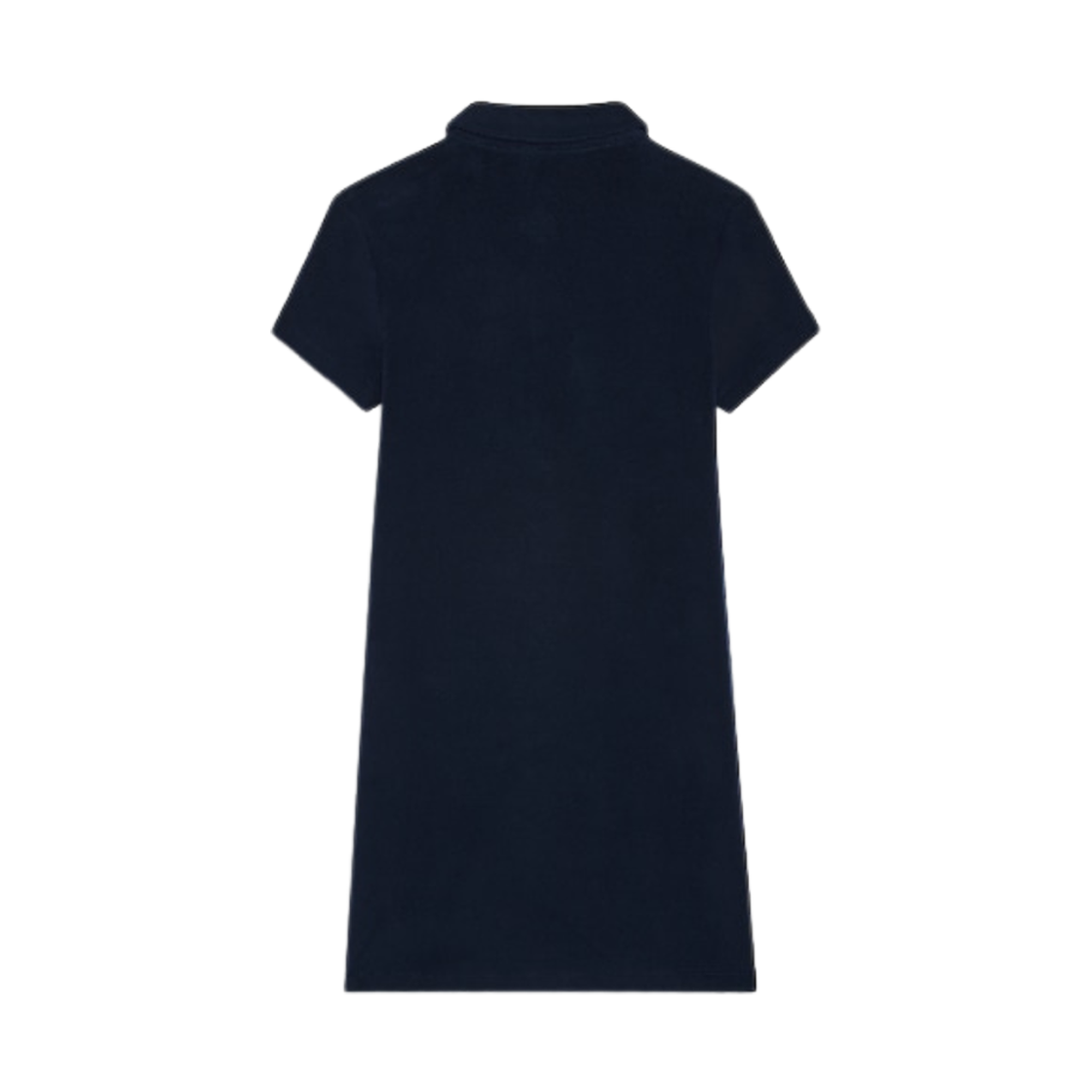 (W) 셀린느 미니 폴로 드레스 테리 코튼 네이비 크림((W) Celine Mini Polo Dress in Terry Cotton Navy Cream) - 2