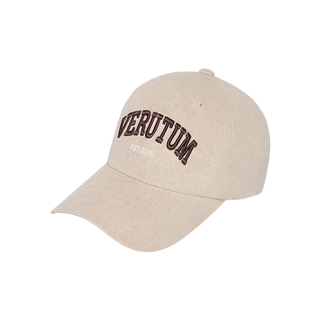 HW-BC189B/LBG VERUTUM BC189B Arch Volume Logo Bio Washing Cap Light Beige